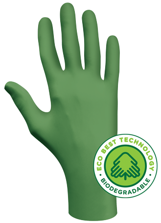 Showa Best 6110PF Biodegradable 4-mil Nitrile Disposable Gloves. Shop Now!