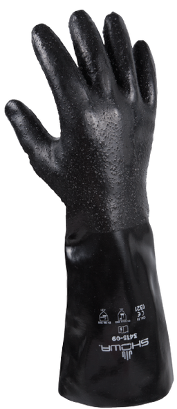 Chemical resistant neoprene, fully coated 14" gauntlet/rough finish, seamless liner. Shop Now!