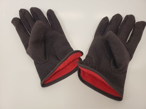 Winter Lined Brown Jersey Gloves. Shop Now!