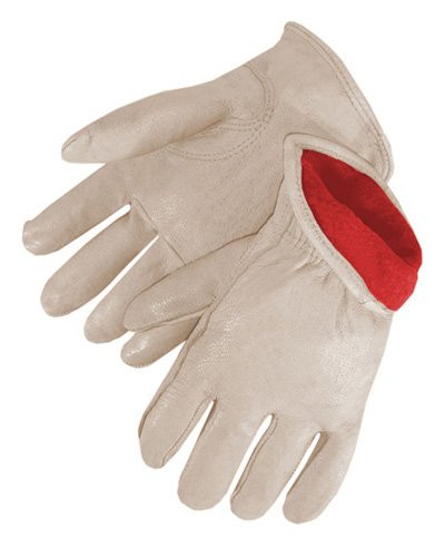 Pigskin Driver Gloves Red Fleece Lined Premium Grain. Shop Now!
