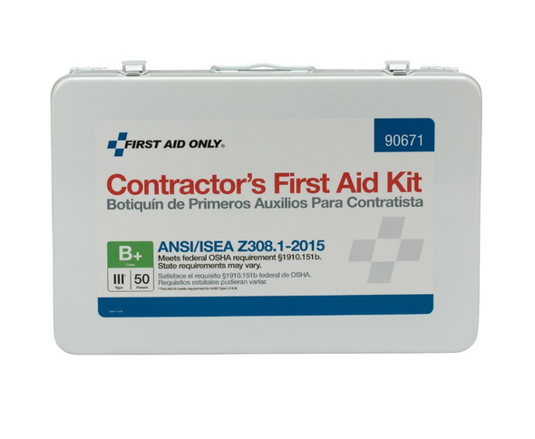 Class B+ 50 Person ANSI B+, Contractor First Aid Kit. Shop now!