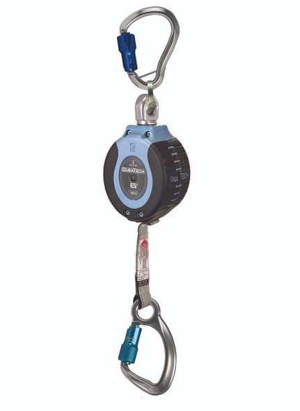 FallTech 82706SG6 DuraTech 6' Web SRD - Aluminum Captive-Eye Carabiner