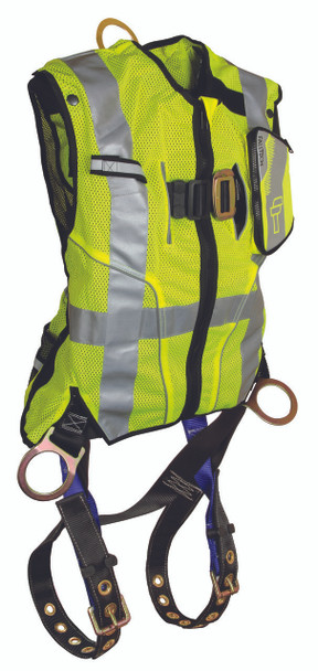 FallTech 7018SML High-Vis Class 2 Vest Harness / Non-belted - Lime. Shop Now!