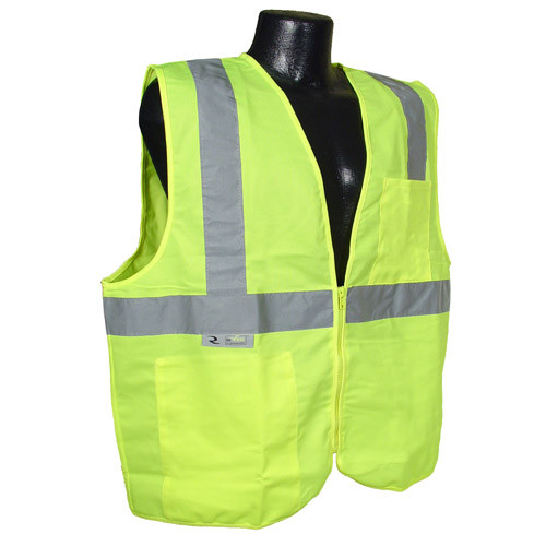 Radians SV2Z Solid Economy Type R Class 2 Safety Vest w/ Zipper. Shop Now!