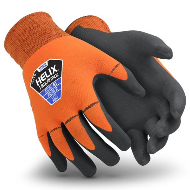 HexArmor 1092 Helix Nylon Elastane Knit with Foam Nitrile Palm Dip. Shop Now!