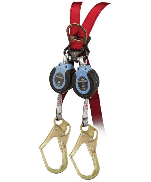 FallTech 82706TB3F 6' Web SRD Twin-leg Steel Carabiner/Clip+Forged Steel Rebar Hooks DuraTech. Shop Now!