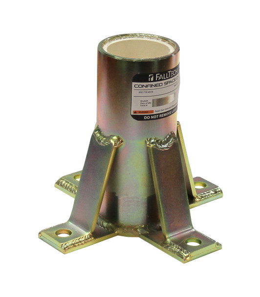 FallTech 65060FMZ  Floor-mount Fixed Zinc for Confined Space Davit. Shop Now!