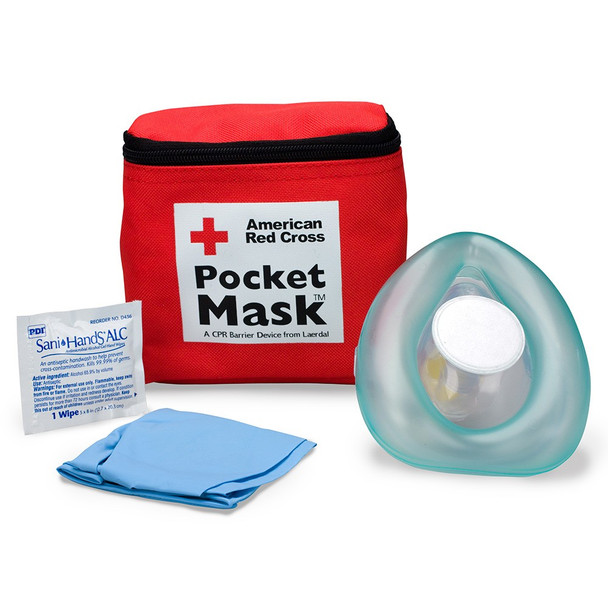 First Aid Only 363015 CPR Laerdal Pocket Mask, Fabric Case. Shop Now!