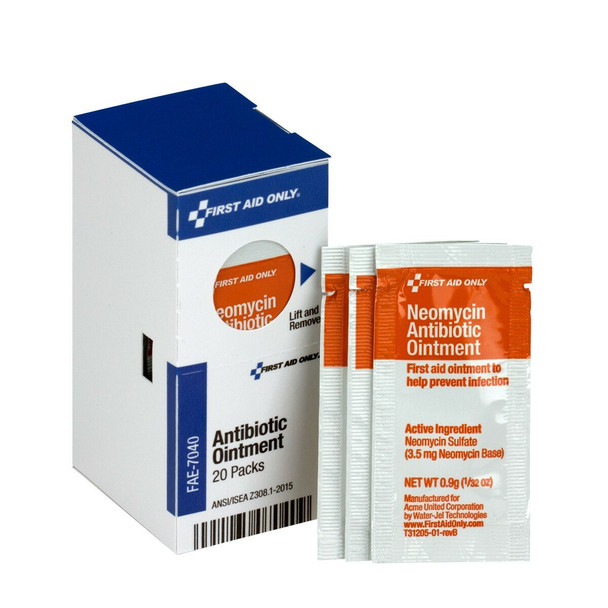 First Aid Only FAE-7040 SmartCompliance Refill First Aid Burn Cream, 20 Per Box. Shop Now!