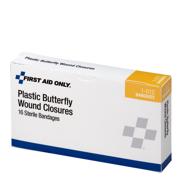 First Aid Only FA-1-012 Butterfly Wound Closures, Large, 16 Per Box. Shop Now!