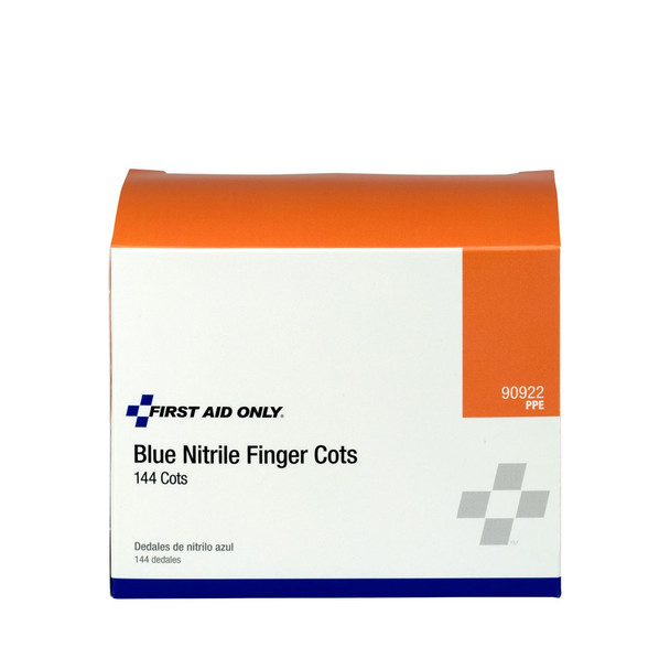 First Aid Only FA-90922 Nitrile Finger Cots, 144 Per Box. Shop Now!