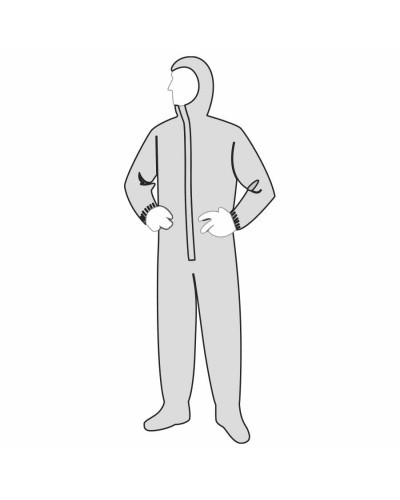 Buy Permagard  18122 microporous Disposable Coveralls - elastic Wrist and Ankle with Hood and Boots. Shop Now!