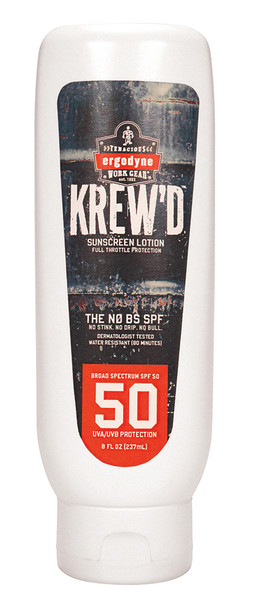 Ergodyne Krew'd 6354 SPF 50 Sunscreen Lotion. Shop Now!