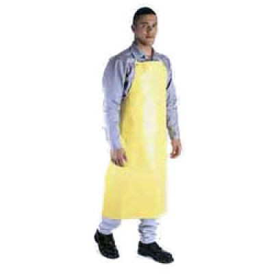 Ansell 56-510 CPP Hycar Yellow Apron - 1 Case