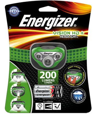 Energizer HDC32E Headlamp, 200LM, Dimmable, 4 Light Modes  Shop Now!