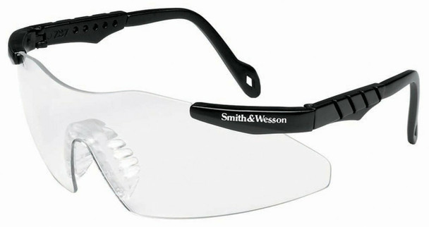 BUY Smith & Wesson Magnum 3G Mini Safety Glasses (19822), Clear Lenses, Black Frame, Unisex for Men and Women now and SAVE!