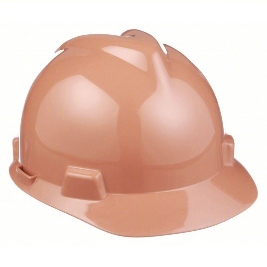 MSA V-Gard Slotted Cap, Tan, W/Staz-On Suspension. Shop Now!