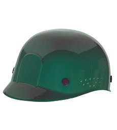 MSA BuMP Cap, Green, W/Plastic Suspension