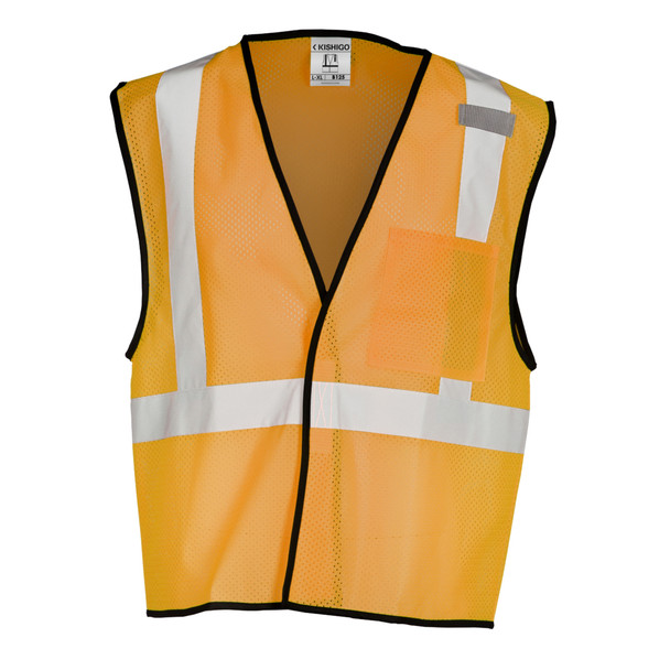 BUY Enhanced Visibility Yellow Mesh Vest, Yellow now and SAVE!