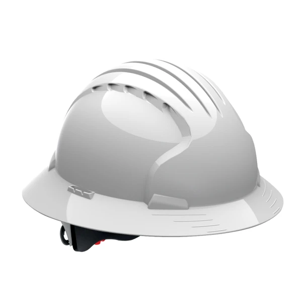 BUY Full Brim Hard Hat with HDPE Shell, 6-Point Polyester Suspension and Wheel Ratchet Adjustment now and SAVE!