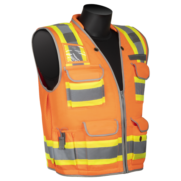 Liberty Safety C16016G Class 2 - Engineer Surveyor's Vest, Orange. Shop Now!