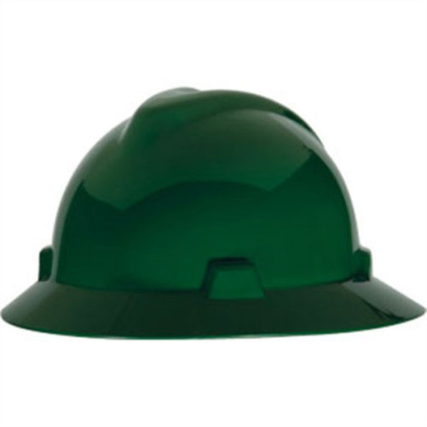 MSA 454735 HAT, V-GARD, STAZ-ON, GREEN