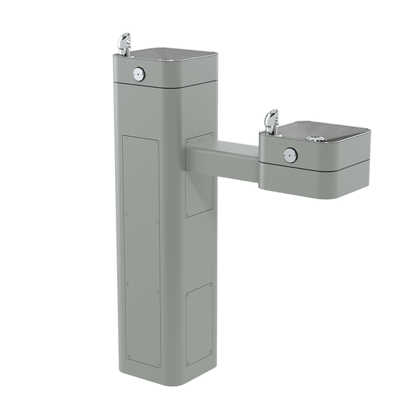 Haws 3602F ADA Outdoor Vandal-Resistant Filtered Stainless Steel Pedestal Fountain . Shop Now!