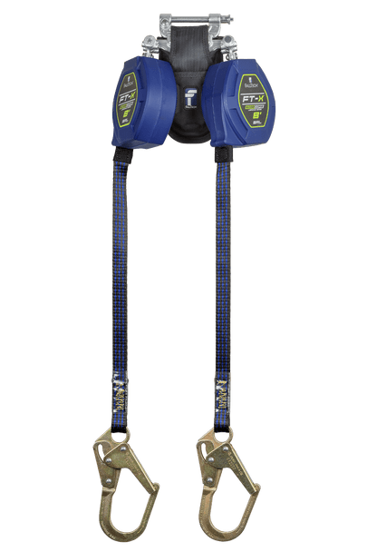 FallTech 84108TP0 8' EdgeCore FT-X Class 2 LE SRL, Twin-leg with Steel Mini Rebar Hooks, BUY NOW!