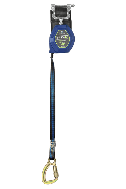 FallTech 84108SP8 8' EdgeCore FT-X Tie-Back Class 2 LE SRL, Single-leg with Steel 5k Carabiner, BUY NOW!