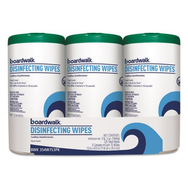 Boardwalk BWK354W753CT Disinfecting Wipes Canister . Shop Now!