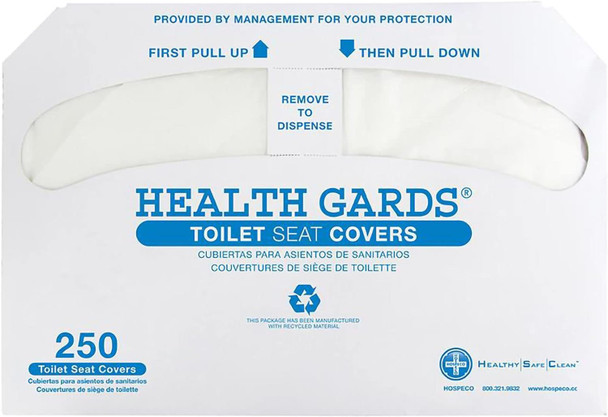 Hospeco HG5000 Health Gards Half Fold Toilet Seat Covers. Shop Now!