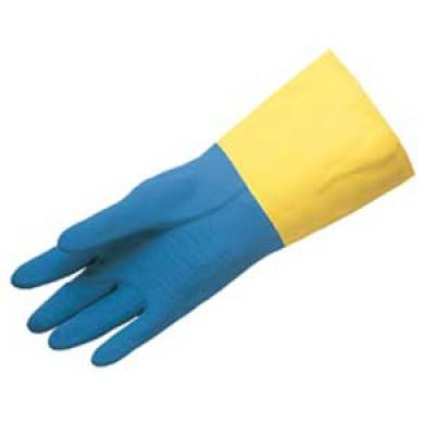 Chemical Resistant Gloves Two Tone Flocked Lined Glove. Shop Now!
