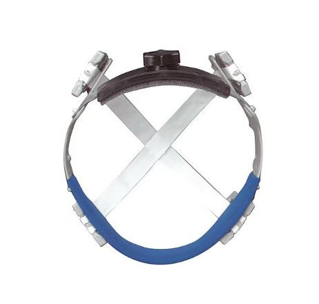 ERB Safety 19380 Cap 4PT Nylon Mega Ratchet Suspension, Color: Blue - In Limited Stock