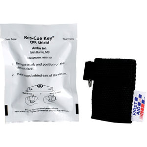 FirstAidOnly M572 CPR Shield Ambu Res-cue Key