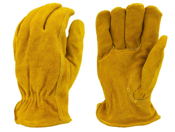 Winter Gloves 4922  Thinsulate Russet  Cowhide Suede Leather. Size: Large, - 12 Pair