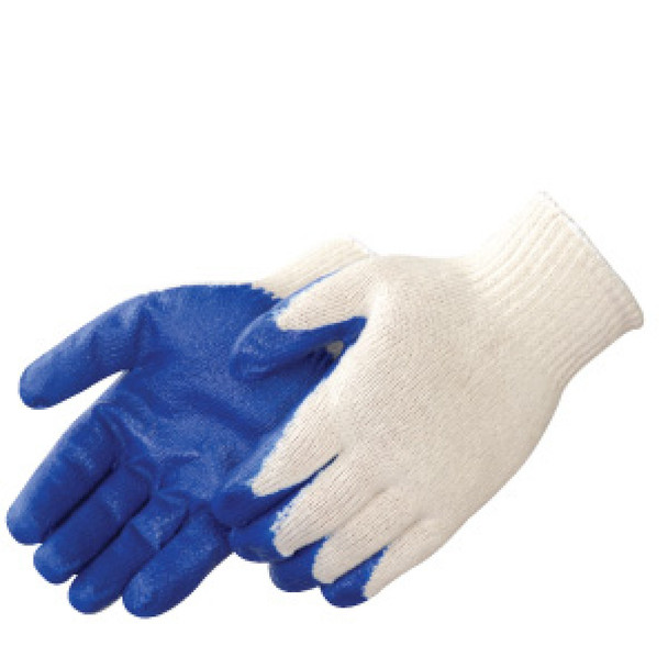 Blue Latex Palm Coated Gloves. Shop Now!