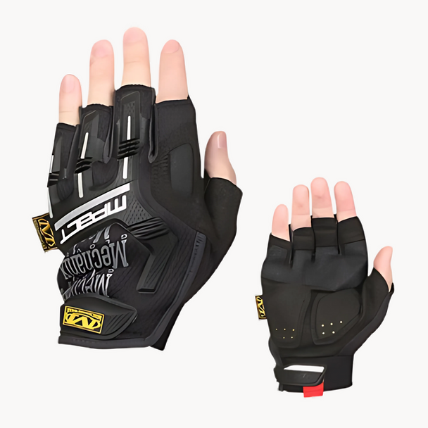 MECHANIX MFL-05 MPACT Fingerless Glove Size: Large, 1 Pair