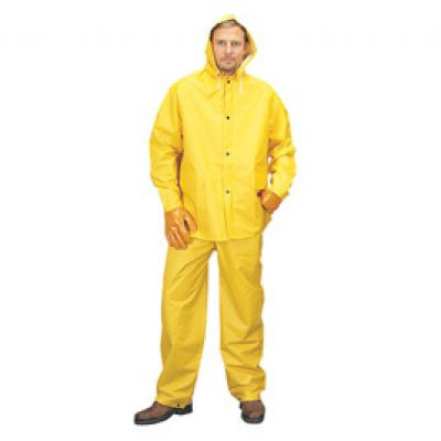 3 Piece PVC Nylon PVC Rain Suit. Shop Now!