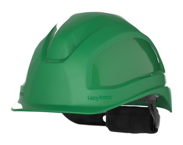 Buy HexArmor Ceros 16-13004 XP250E - Green- Vented - Short Brim and Save Now!