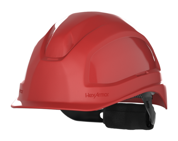 Buy HexArmor Ceros 16-13008 XP250E - Red - Vented - Short Brim and Save Now!