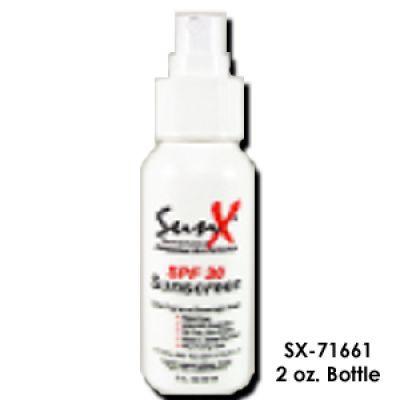 CoreTex 71661 Sun-X SPF 30+ Broad Spectrum Sunscreen in a 2 oz. Pump Spray Bottle. Buy Now!