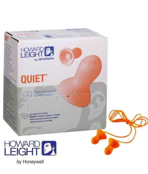 Howard Leight HL-QD-30 Quiet Reusable Foam Corded Earplug NRR 26. Shop Now!