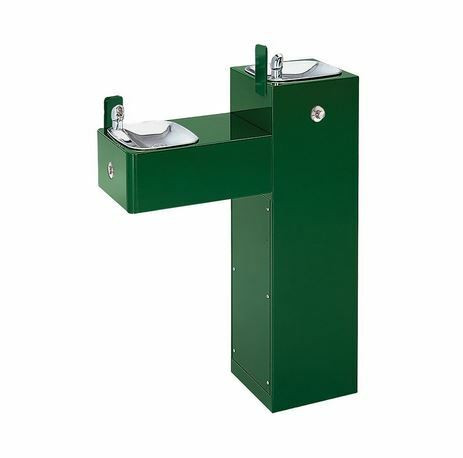 Haws 3300FR Barrier-Free Steel Freeze Resistant Pedestal Fountain. Shop now!