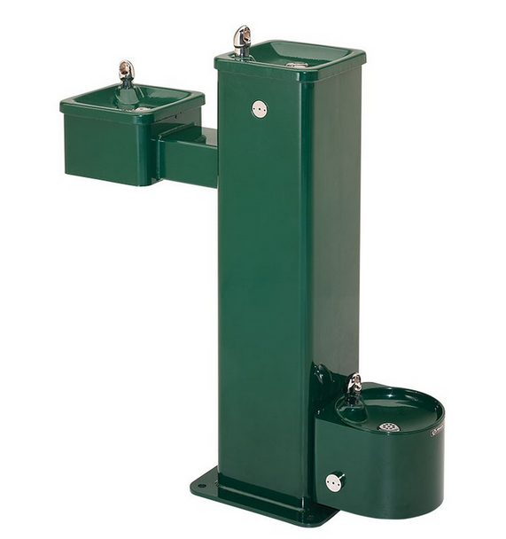 Haws 3500D Superior Duty Vandal Resistant Pedestal Mounted Fountain. Shop now!