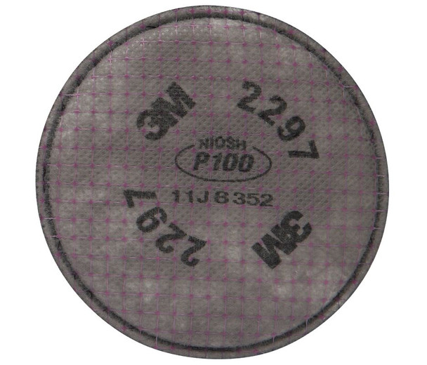 3M-2297 Advanced Particulate Filters P100 with Nuisance Level Organic Vapor - 2 Each