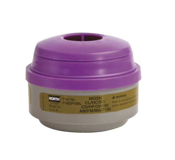 North Safety 75SCP100L Multi-Contaminant Cartridge & P100 Filter. Shop now!