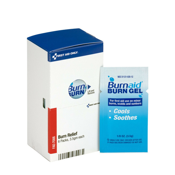 First Aid Only FAE-7006 SC Refill Burn Gel, 6/box. Shop Now!