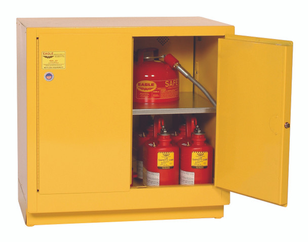Buy Eagle 1971 Flammable Liquid Safety Storage Cabinet, 22 Gal. Two Door today and SAVE up to 25%.