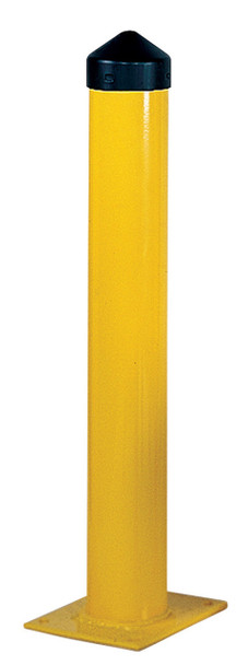 Buy Eagle 1756 5 Inch x 36 Inch Yellow Round Steel Bollard Post w/ Cap today and SAVE up to 25%.