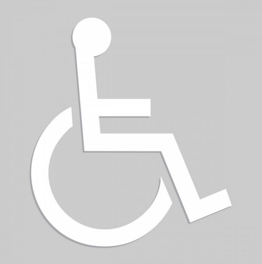 Accuform Wheelchair Pictorial - Floor Marking Stencils. Shop now!